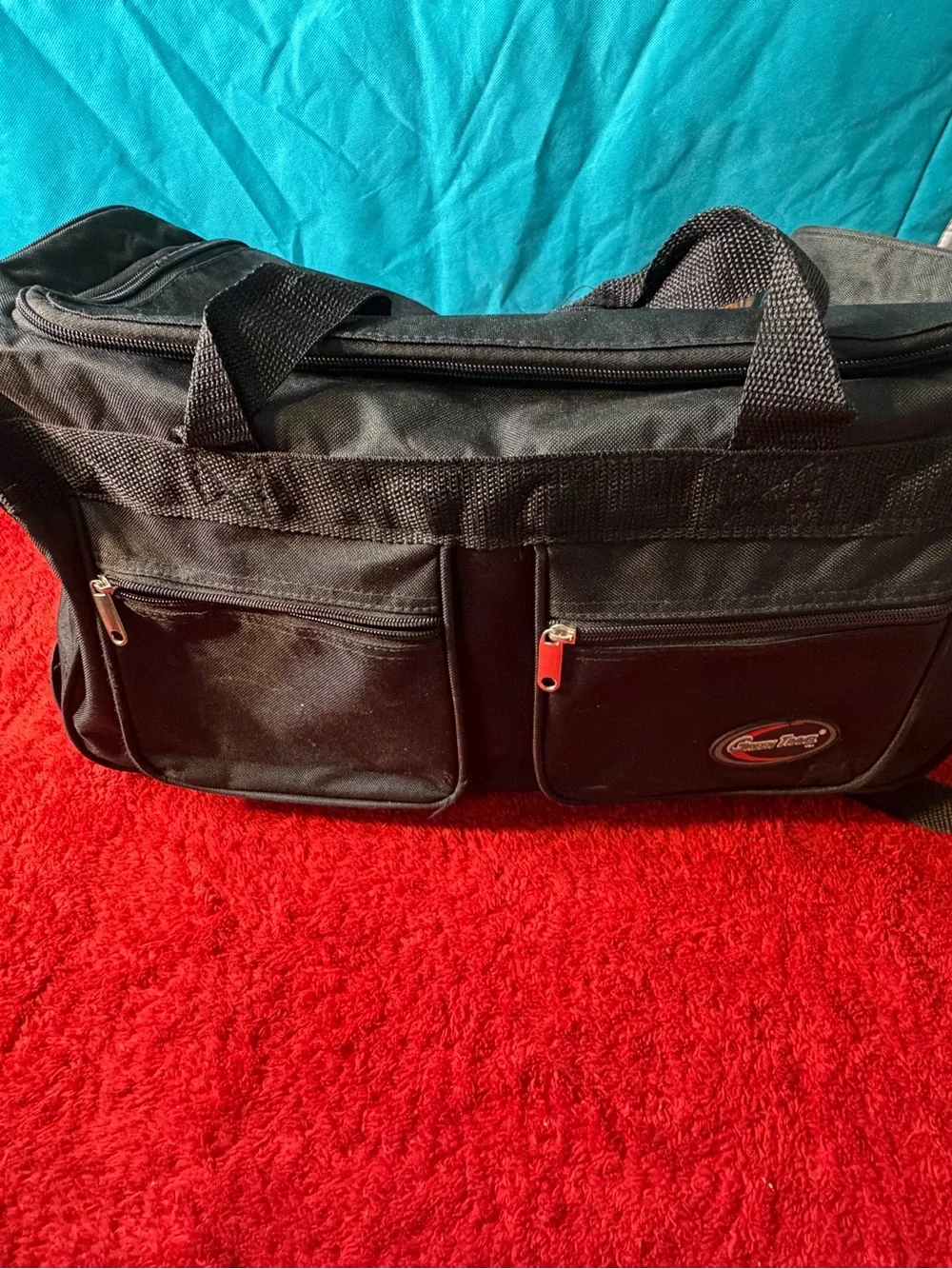 Black Men's Rolling Travel Backpack - Lightweight Carry-On